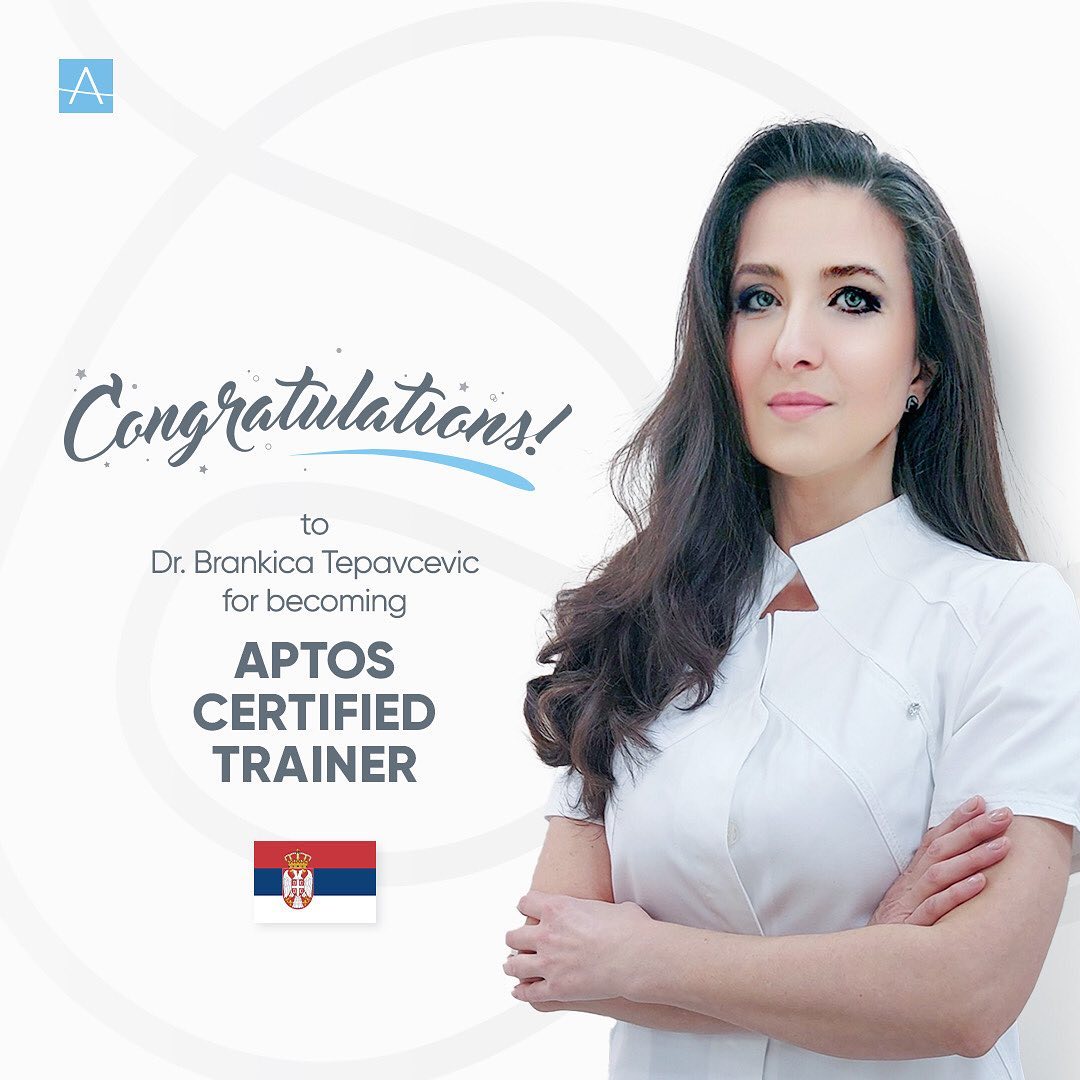 Dr Brankica Tepavčević prvi Aptos trener u Srbiji